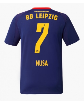 RB Leipzig Antonio Nusa #7 Maglia Gara Trasferta Repliche 2025-26 Maniche Corte